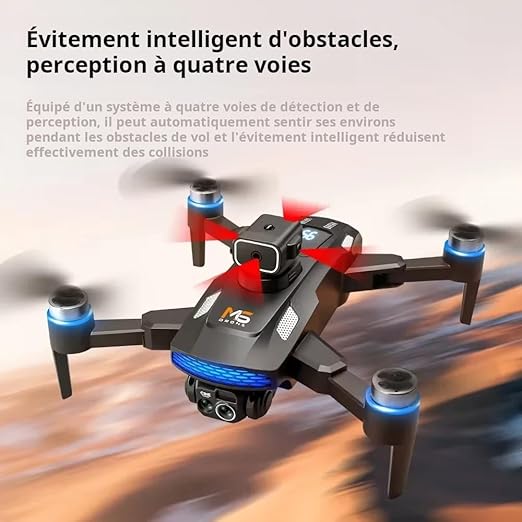 Drone Xiaomi M6 8K – Caméra 8K, WiFi 5G & Télécommande Écran.