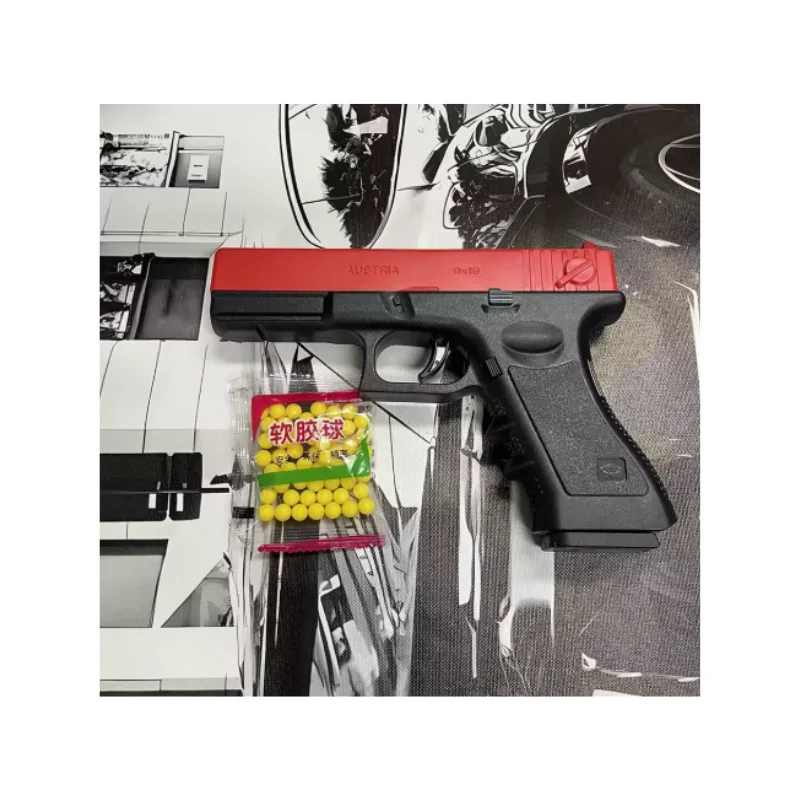 Pistolet Airsoft 17 Manuel avec Chargeur – Lanceur de Billes Souples