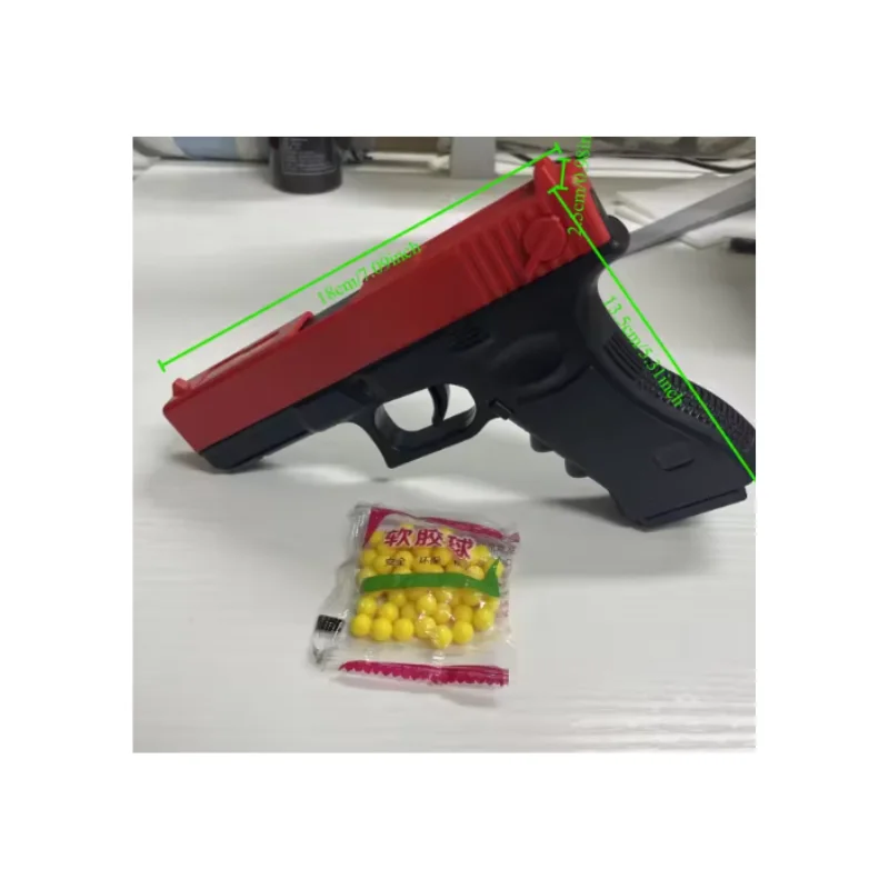 Pistolet Airsoft 17 Manuel avec Chargeur – Lanceur de Billes Souples