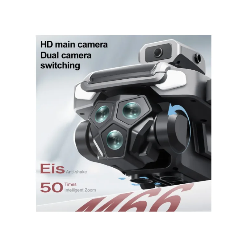 Drone M66 Max Pliable avec Caméra HD 1080P et Évitement d'Obstacles