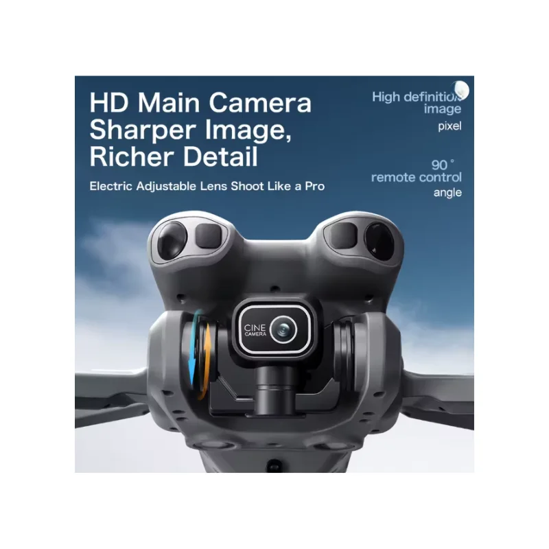 Drone GT50 Pro GPS 4K avec Double Caméra, Moteurs Brushless et Télécommande à Écran – Design Premium