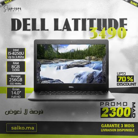 DELL LATITUDE 3290 CORE I5 8TH 8GB RAM 256GB SSD ECRAN 14 POUCE CHARGEUR ORIGINAL