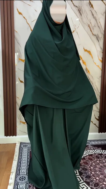 طقم حجاب كامل بألوان انثوية راقية
