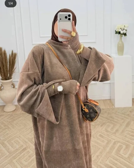 حجاب ذو خامة فاخرة عالي الجودة+سواعد اليد مجانا