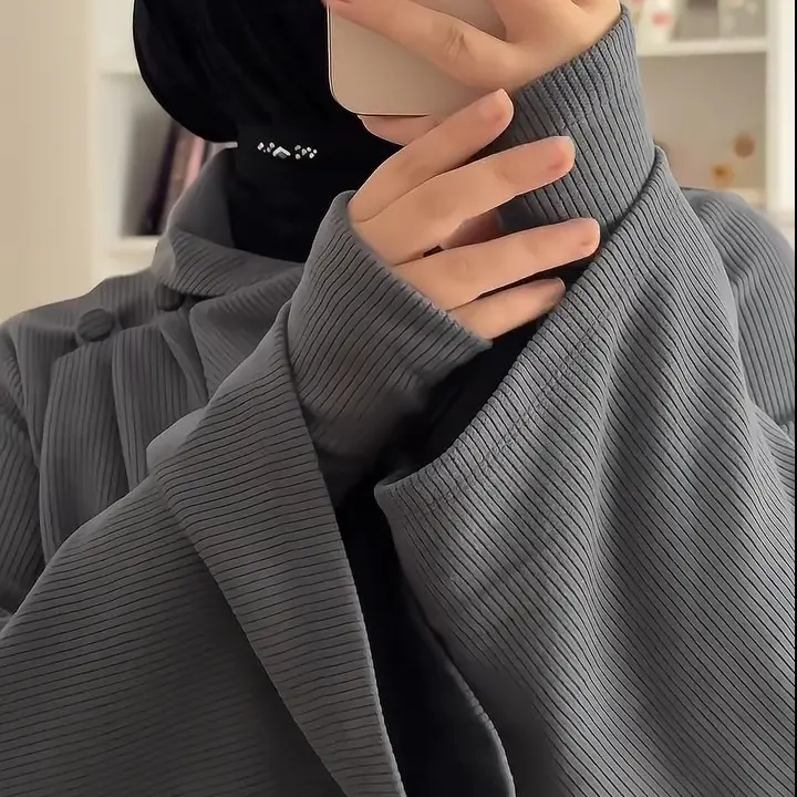 حجاب ذو خامة فاخرة عالي الجودة+سواعد اليد مجانا