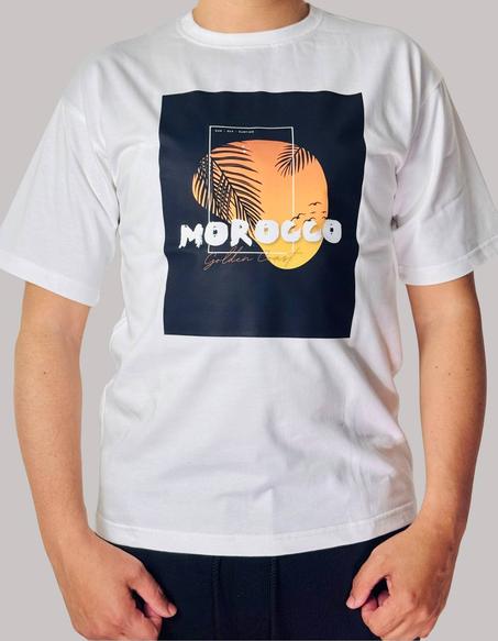 White t-shirt : Morocco