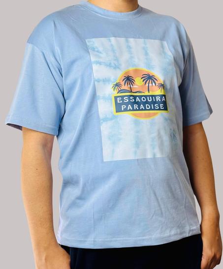 Sky-blue t-shirt : Essaouira Paradise