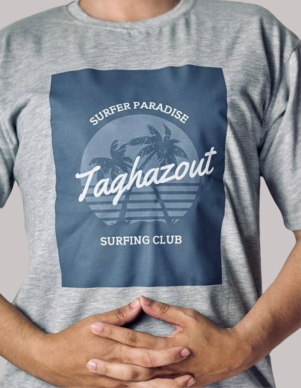 Grey t-shirt : Taghazout