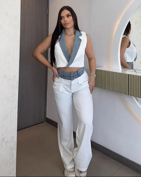 Ensemble jeans tissu  N66G17