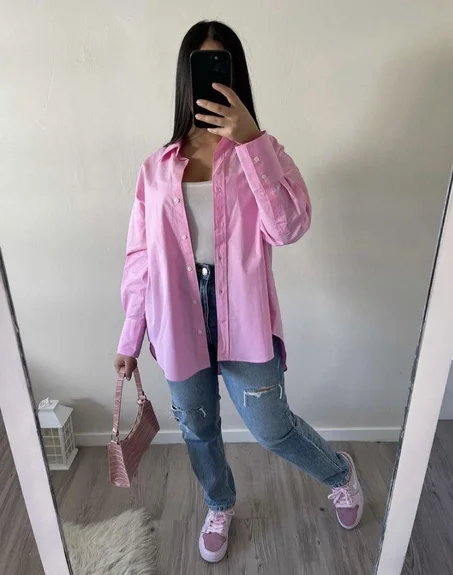 Chemise Popline Oversize