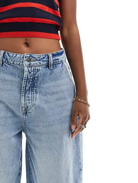 Jeans droit avec poshe RL78J