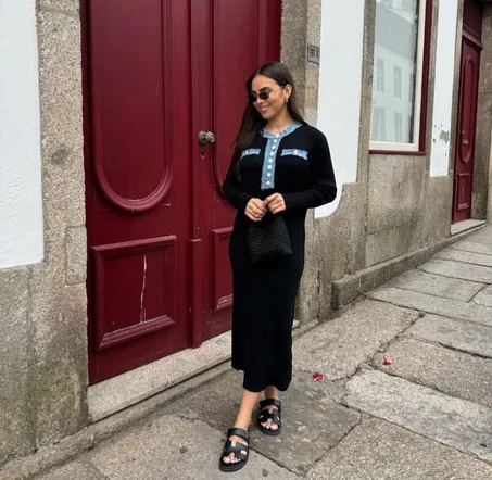 ROBE JEANS DÉTAIL JEAN (HA4126)