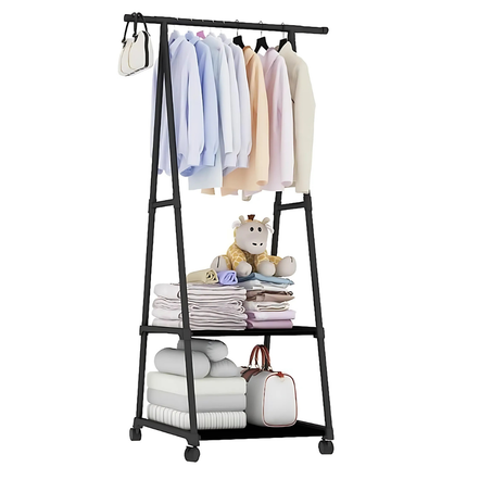 حامل المعطف برفين متعددان الوظائف