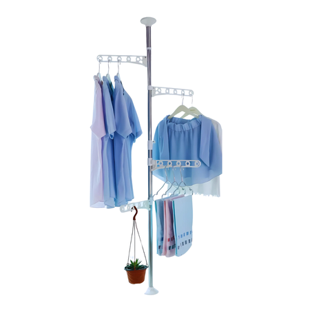 علاقة ملابس عمودية متعددة الوظائف