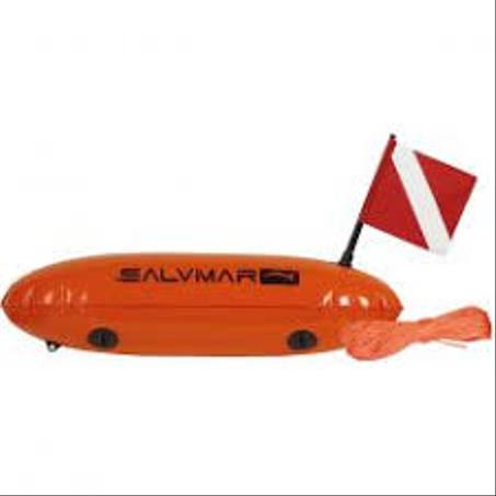 SALVIMAR Bouée gonflable de chasse sous marine Salvimar Siluro PVC