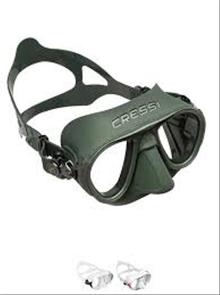 MASQUE DE CHASSE SOUS-MARINE CRESSI CALIBRO VERT