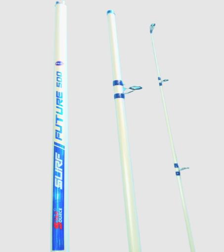 Canne de pêche surfcasting carbone 5m Futura 3sec