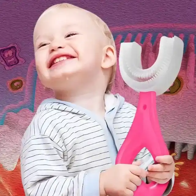 فرشاة أسنان السيليكون للأطفال 360 درجة - BabySmile