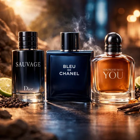 Pack Rijali ( Dior Sauvage .  Bleu de Chanel . Stronger With You )
