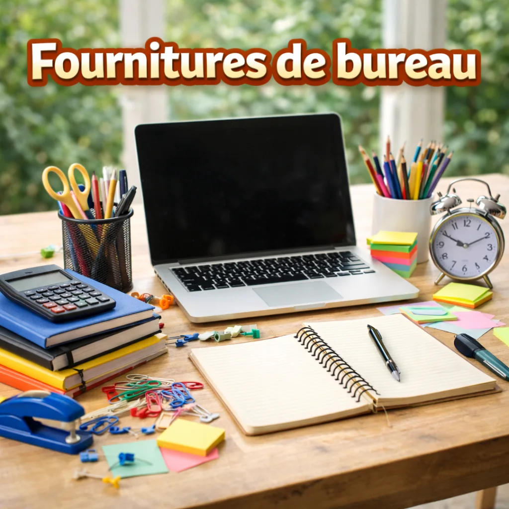 Fournitures de bureau
