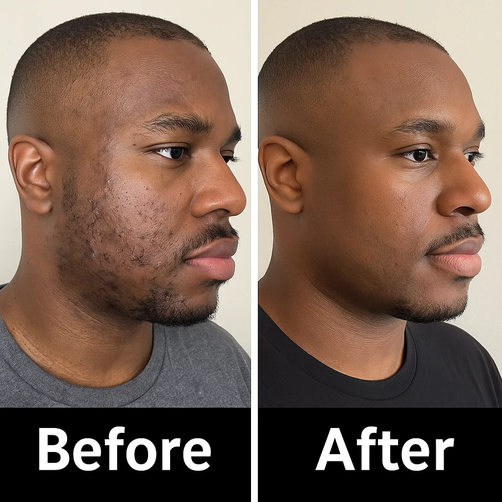 Fini les boutons et taches noires en 7 jours – Sérum Anti-Acné 30ml