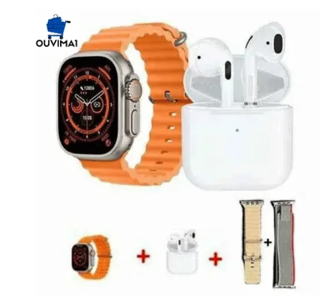 ساعة ذكية مع سماعة بلوتوت لاسلكية