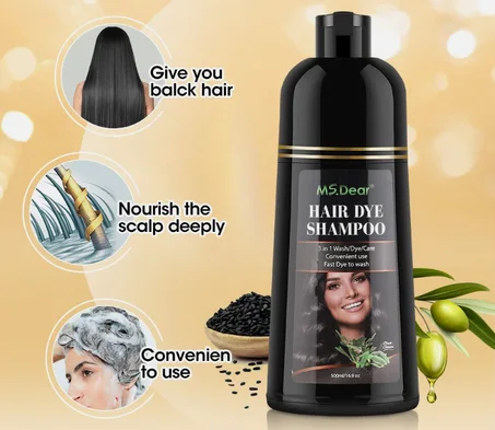 Hair Dyeشامبو لشعر أسود