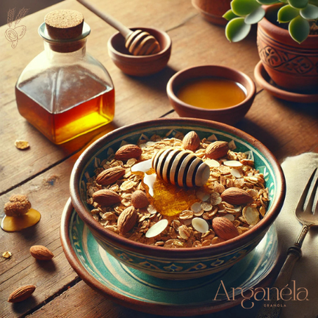Granola aux noix & argan – Énergie Pure