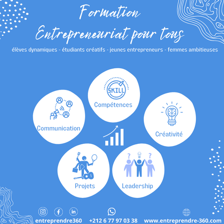 Formation entrepreneuriat pour tous