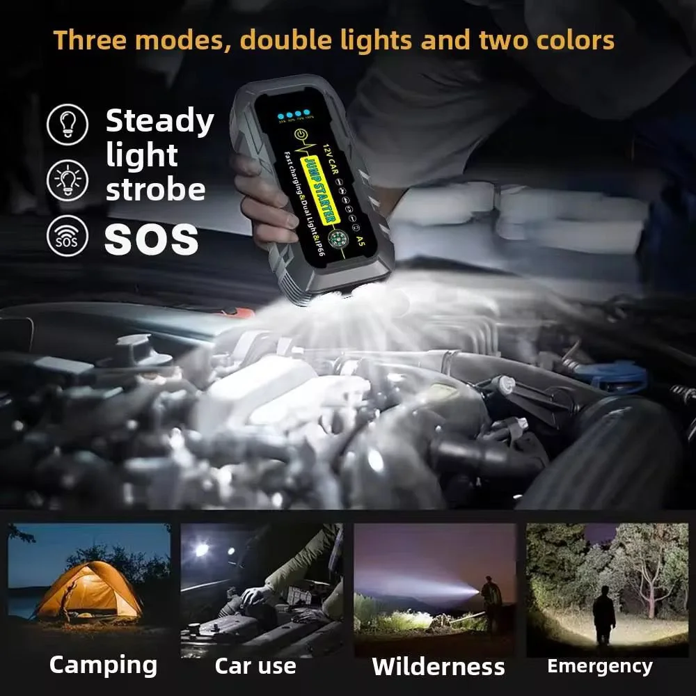 Demarreur de batterie de voiture portable 12v