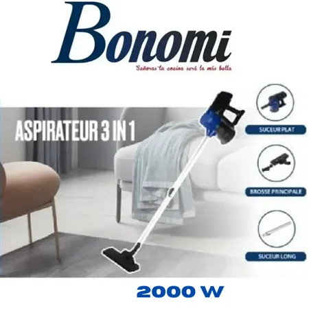 مكنسة كهربائية قوية 3 في 1 (2000 واط) – تعدد الاستخدامات