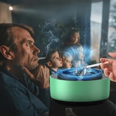 Electric cigarette ashtray / طفاية سجارة كهربائية
