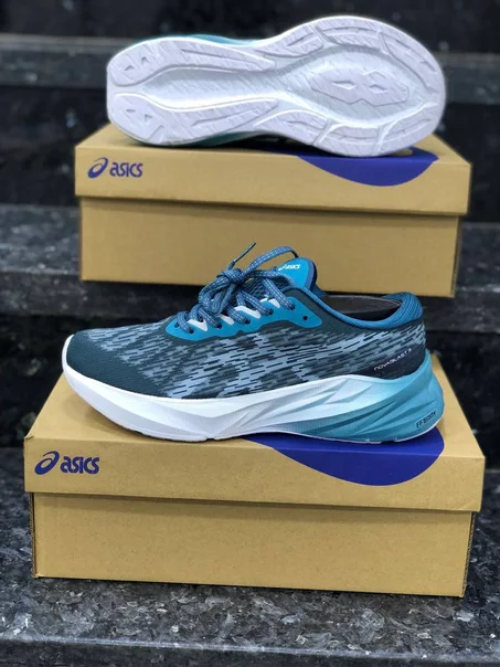 ASICS Novablast 3 Misty Pine/Smoke Blue