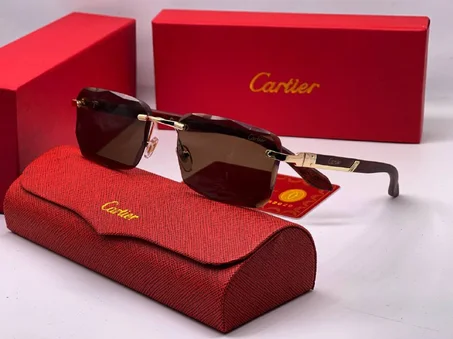 Lunette Solaire Cartier  Avec Boite et Accessoires