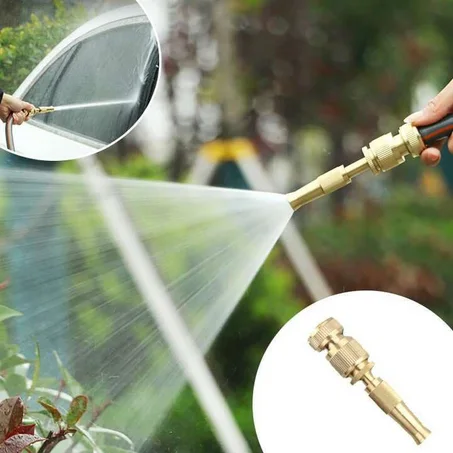 Connecteur De Robinet En Laiton, Buse De Tuyau Haute Pression Pour Voiture Jardin