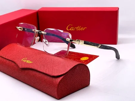 Lunette Solaire Cartier  Avec Boite et Accessoires