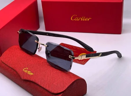 Lunette Solaire Cartier  Avec Boite et Accessoires