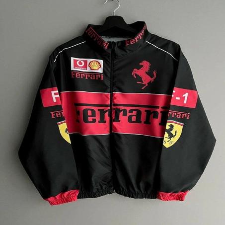 BLACK RACING  FERRARI JACKET