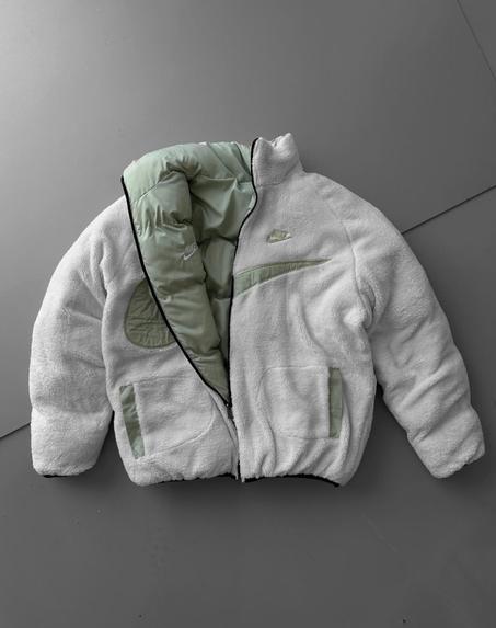 GREEN SWOOSH 2 FACES NIKE JACKET