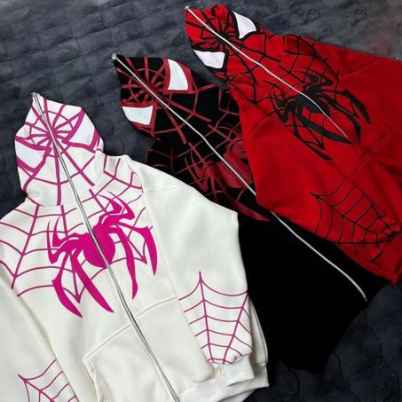 spiderman zip up hodie