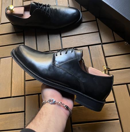 rosano derby en cuir pleine fleur