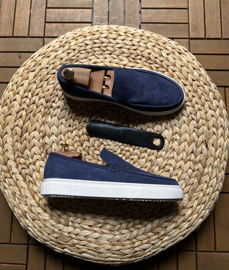 ROSANO SPADRILLE confortable BLEU NUIT