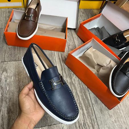 HERMES LOAFER BLEU