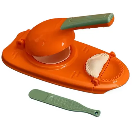 آلة صنع الدامبلينغ (الزلابية الآسيوية) 2 في 1 – تشكيل وإغلاق العجين بضغطة واحدة | نتائج مثالية في ثواني