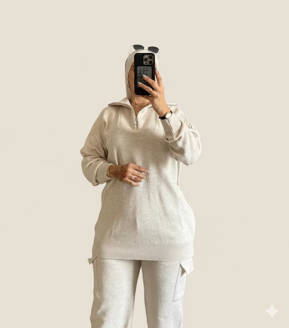 طقم نسائي بارا  قطعتين