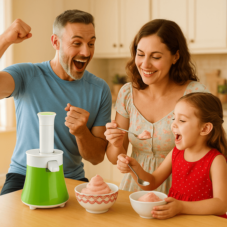 ماكينة صنع الايس كريم الترندى بضمان عامين