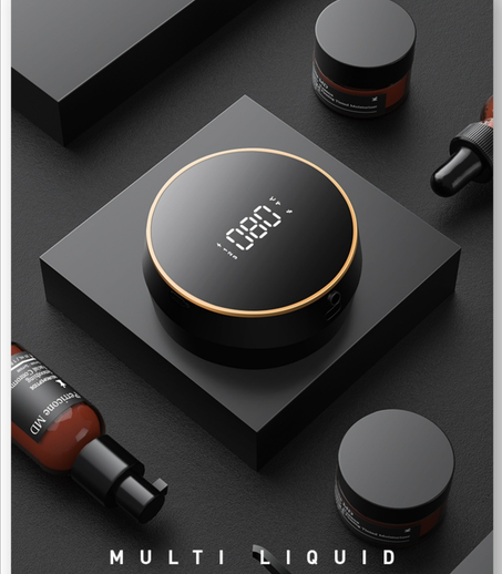 موزع صابون رغوي مثبت على الحائط بدون تلامس مع شاشة LED لدرجة الحرارة