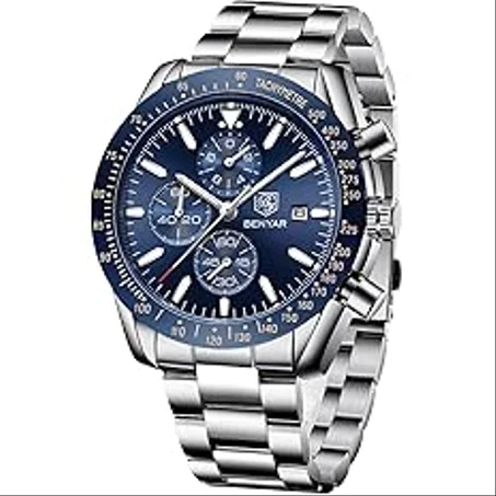 ساعة عملية للرجال من بينيار بتصميم انيق ومظهر فريد، ساعة رياضية كوارتز للرجال مقاومة للماء، ساعة غير رسمية عسكرية تكتيكية.