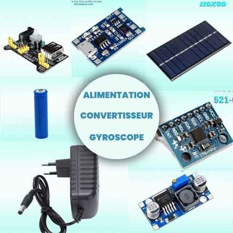 ALIMENTATION - GYROSCOPE - CONVERTISSEUR
