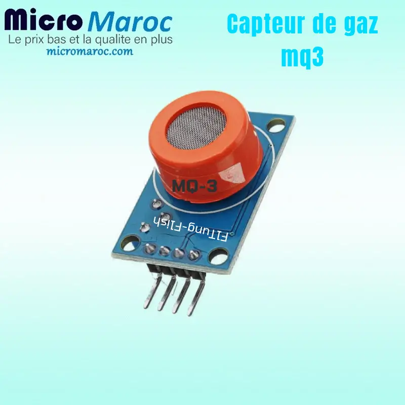 Capteur de gaz MQ3 pour Arduino